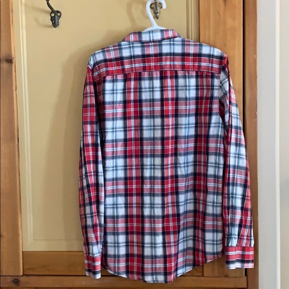 Long Sleeve Button Down Plaid Shirt - Medium - Picture 4 of 4